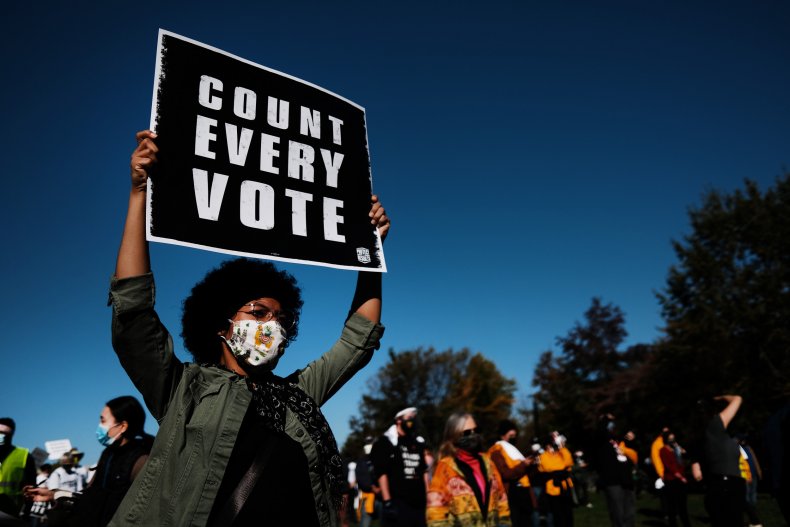 Protesters Take to Streets Across U.S. to Demand Votes Be
Counted as Trump Sues to Halt 1