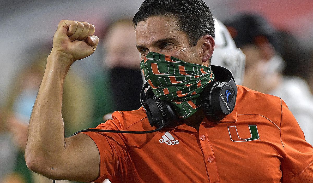Miami coach Manny Diaz in isolation with coronavirus 1