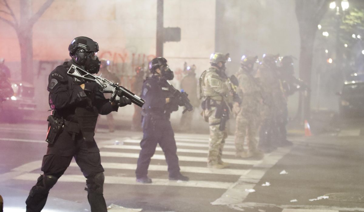 Audit finds DHS cut corners when it sent agents to Portland
riots 1