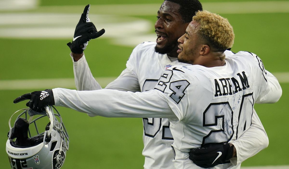 Raiders activate 7 defensive players from COVID-19
list 1