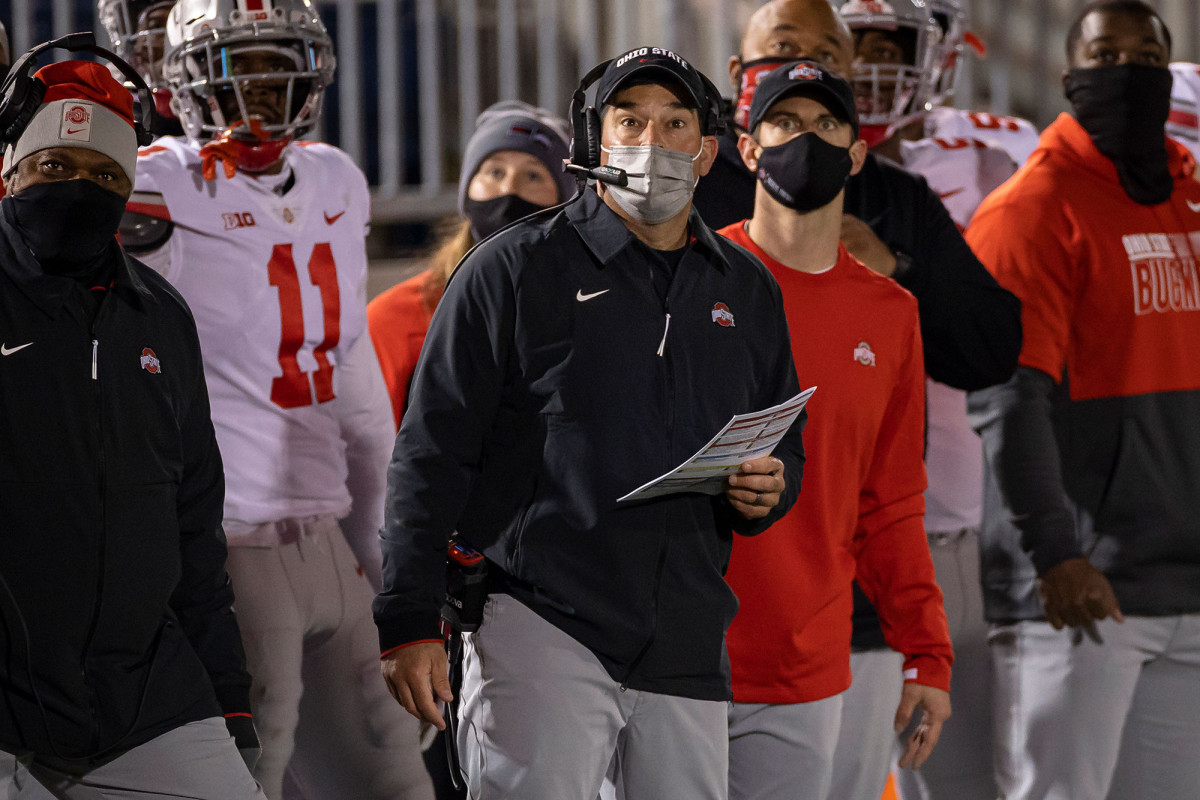 Ohio State’s Ryan Day the latest NCAA coach to test positive
for COVID-19 1