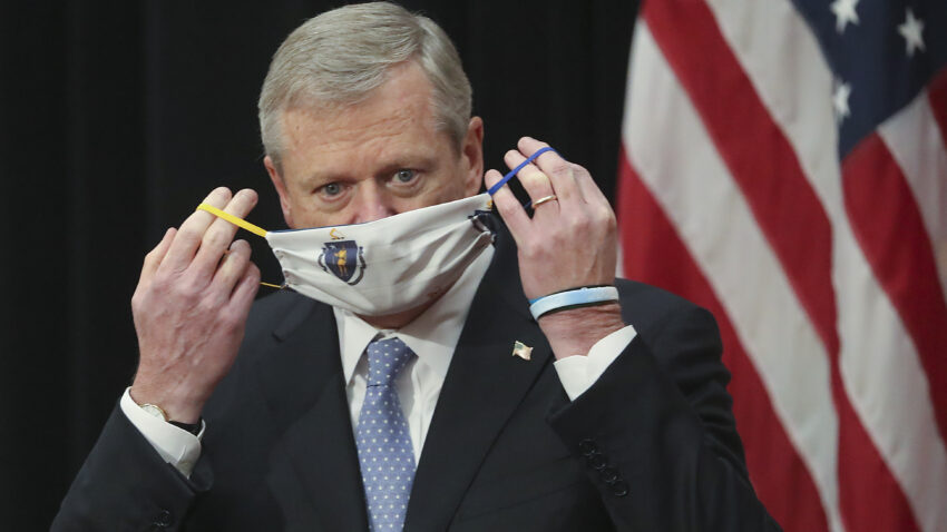 Charlie Baker's new mask order takes effect Friday. Some
epidemiologists say it goes too far. 1