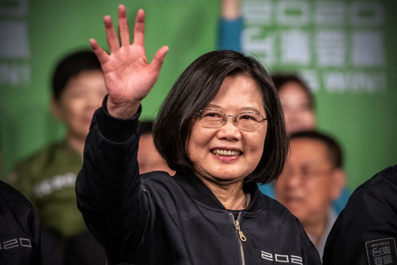 Taiwan Pro-Independence Lawmakers Back Trump With 2020
Election Mask 1