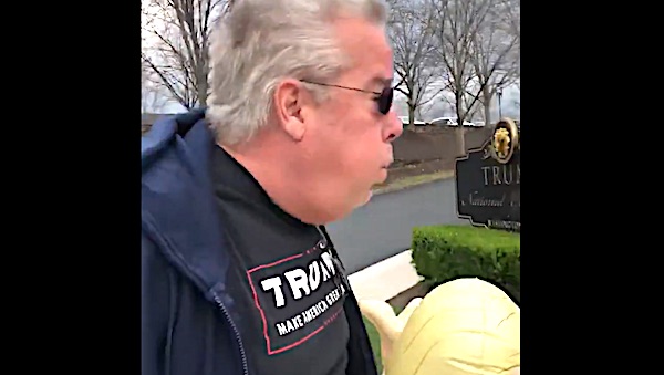 'That's assault': Trump supporter criminally charged for
EXHALING on protesters 1