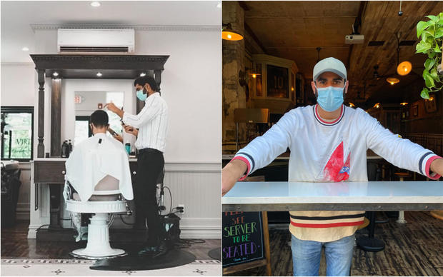 Barber helps run neighbor's restaurant during COVID-19
pandemic 1