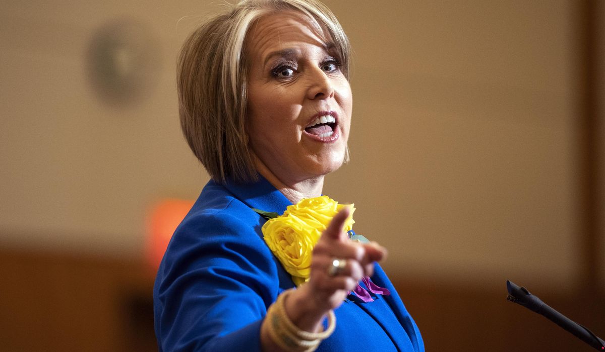 New Mexico governor reshuffles office as she advises
Biden 1