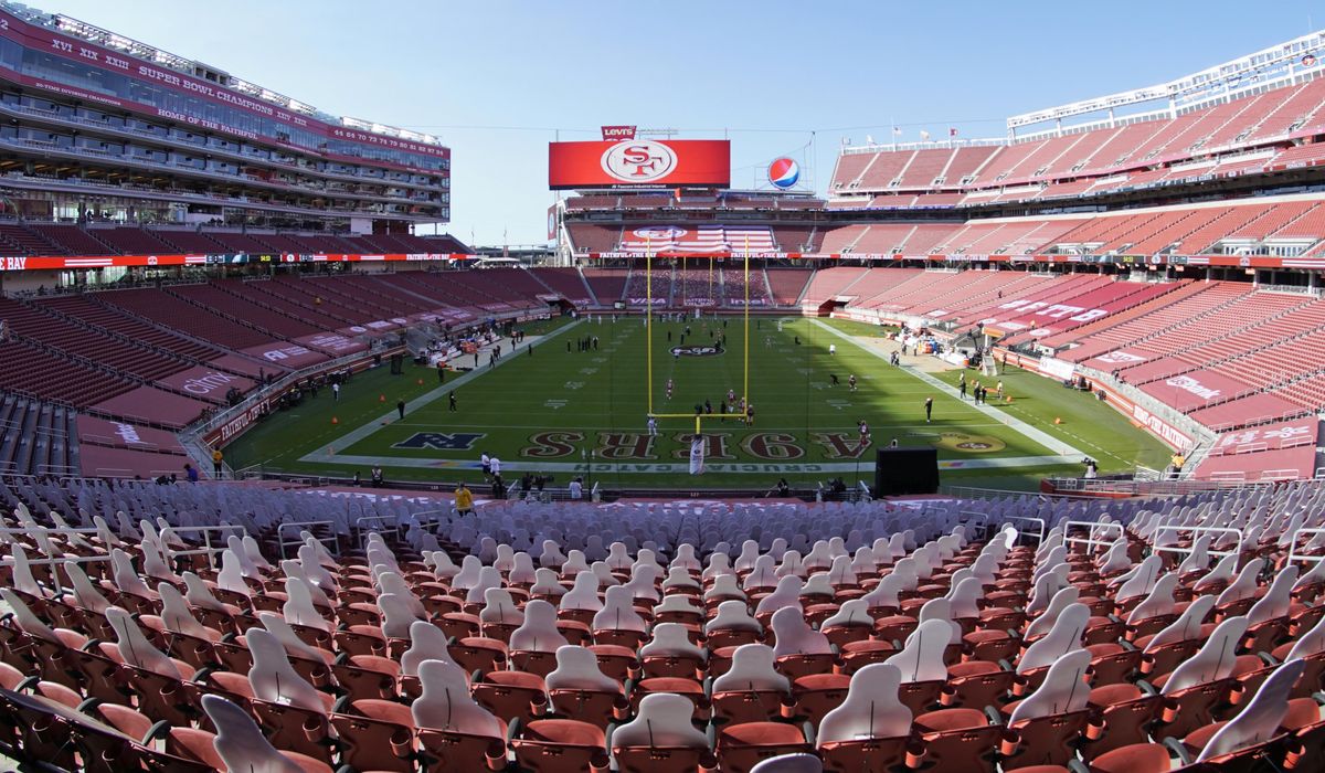 49ers may need temporary home because of new COVID-19
rules 1