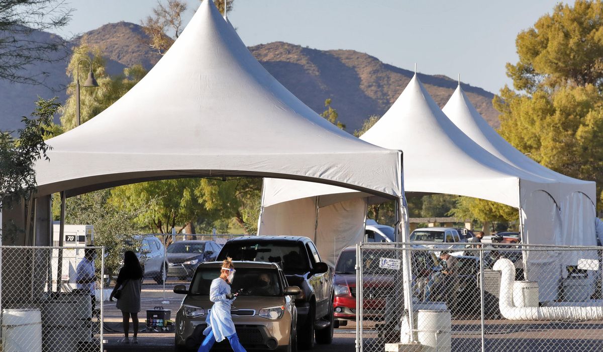 Arizona reports 3,474 more COVID-19 cases with 44
deaths 1