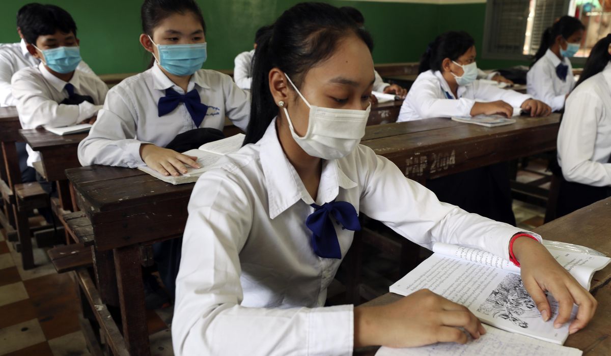 Cambodia reopens schools after coronavirus shutdown in
March 1