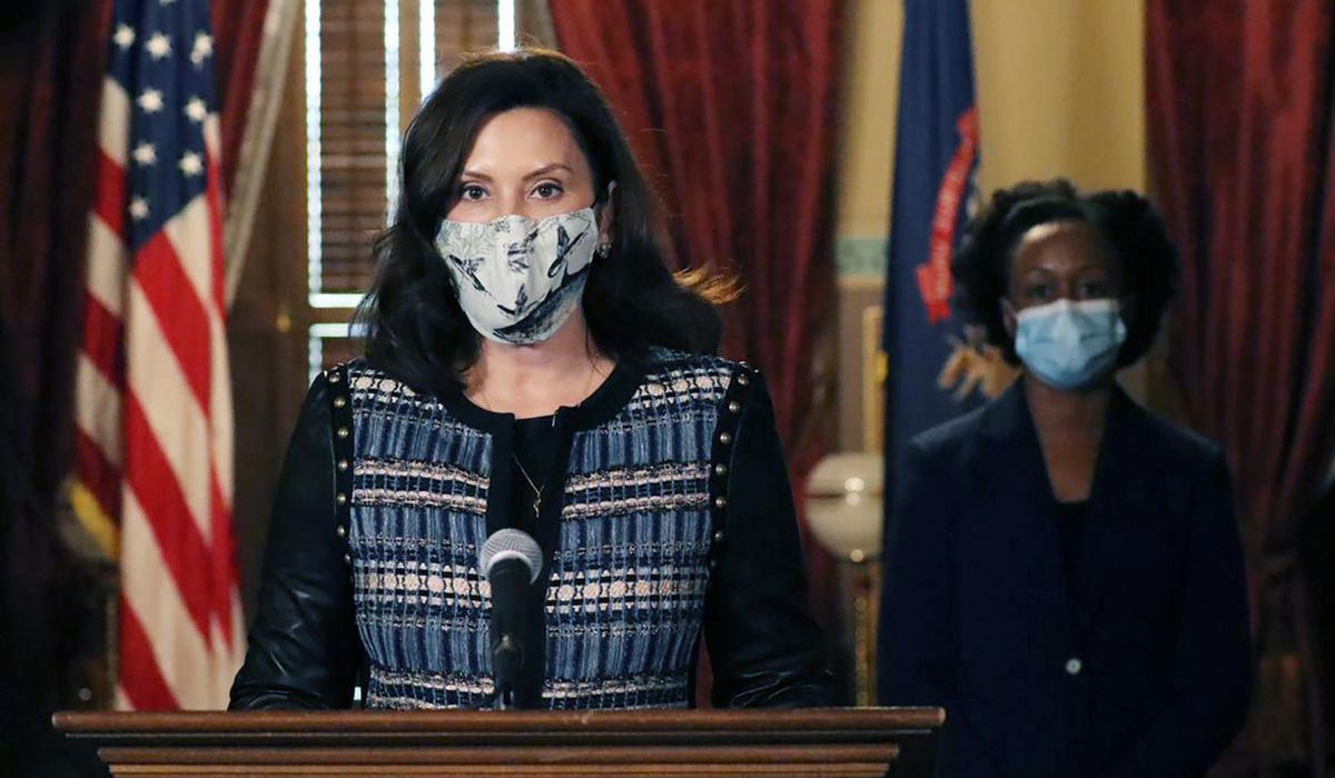 Whitmer asks Michigan Legislature for statewide mask
law 1