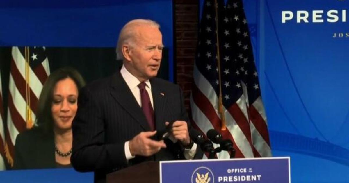 President-elect Joe Biden to get COVID-19 vaccine next
week 1