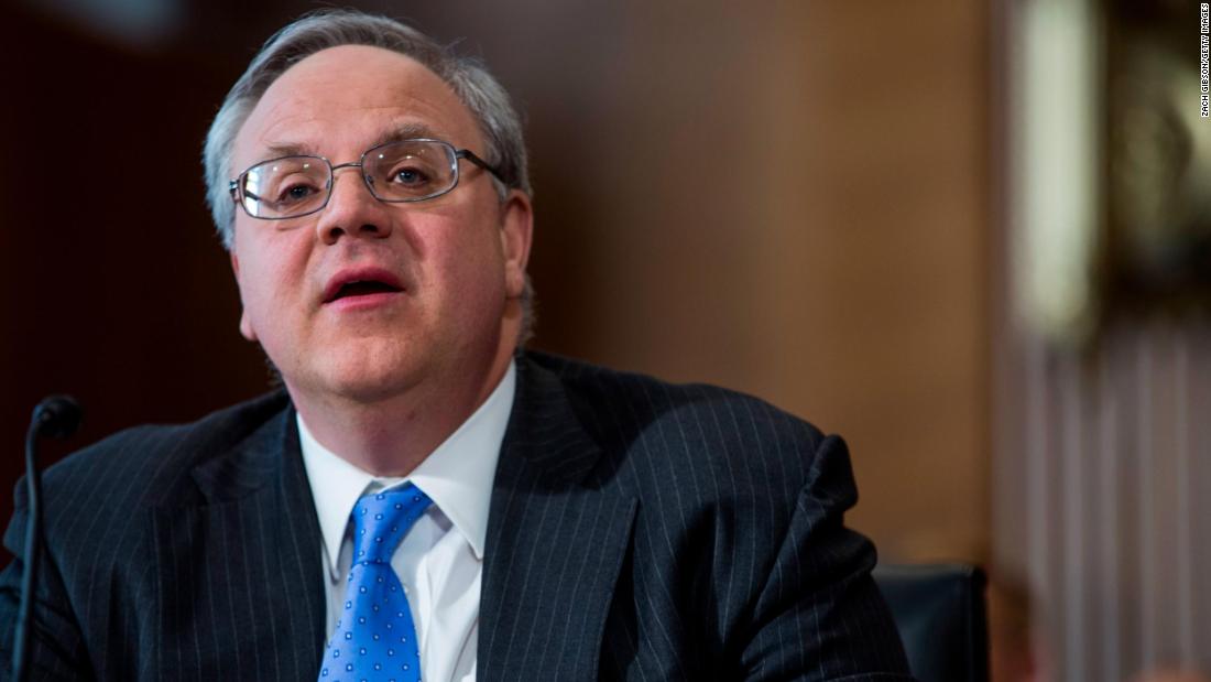 Interior Secretary David Bernhardt tests positive for
Covid-19 1