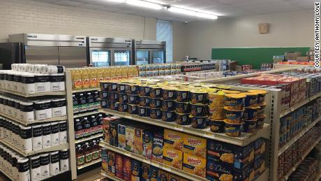 A high school in Texas opened a grocery store for struggling
families where good deeds are accepted as payment 1