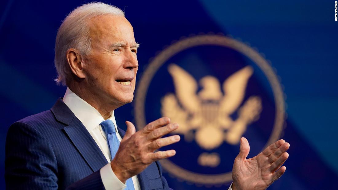 Biden says coronavirus vaccine 'free from political
influence' 1