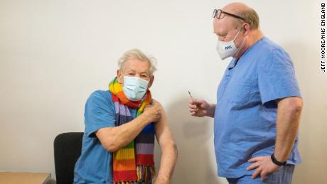 Actor Ian McKellen receives Covid-19 vaccine, says he feels
'euphoric' 1