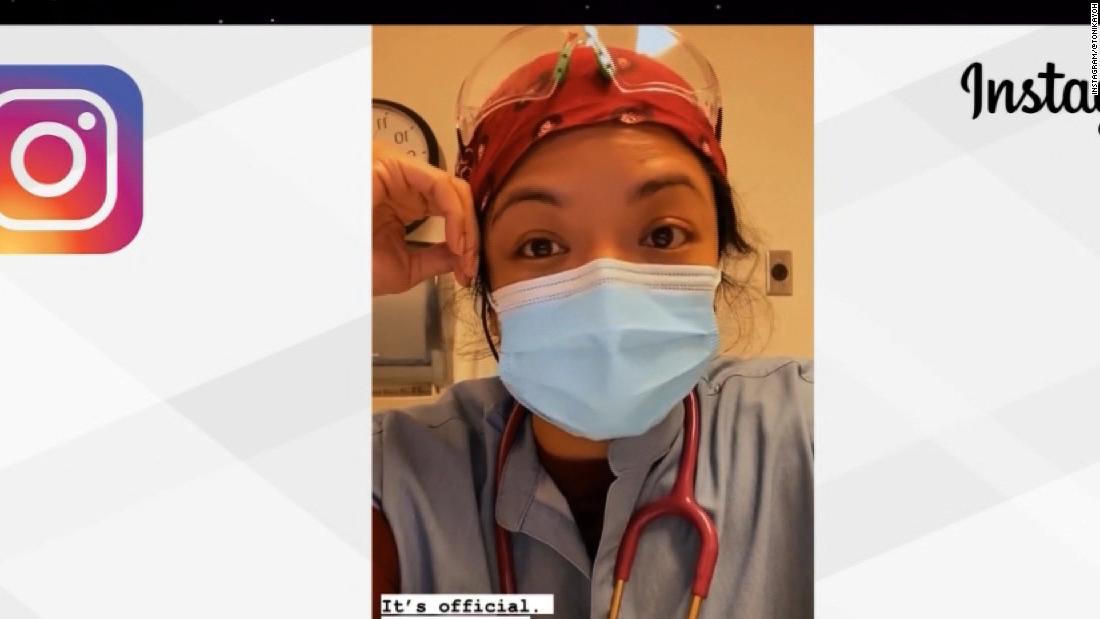 Nurse uses social media to warn public about
Covid-19 1