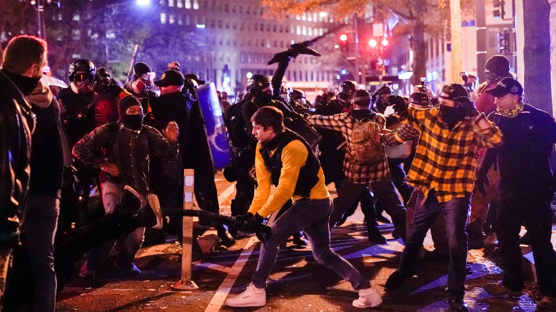 Pro-Trump Protests Decry Trump’s Election Loss At Tense
Protest In Washington 1 Pro-Trump Protests Decry Trump’s Election Loss At Tense
Protest In Washington 1