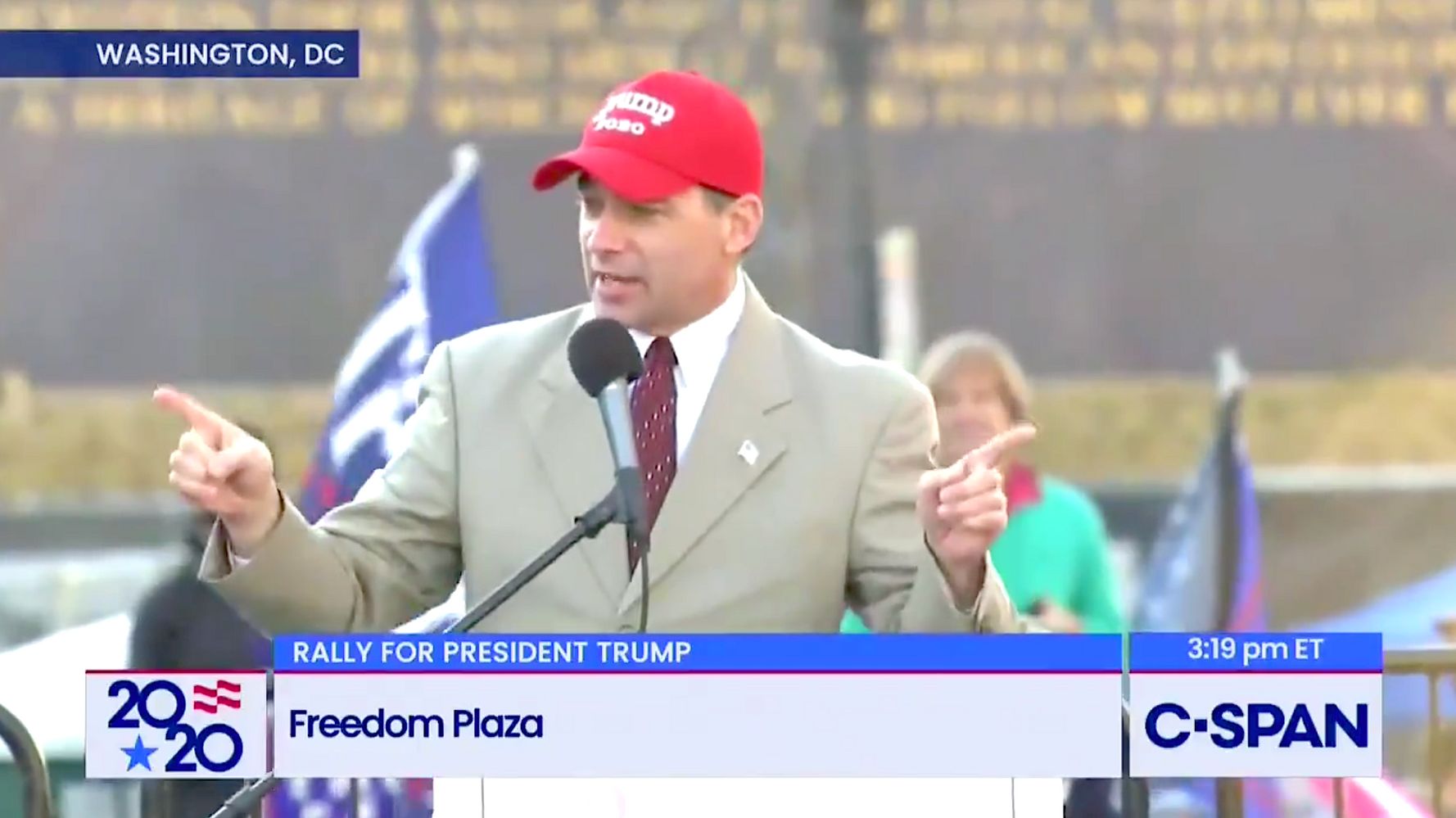 GOP Congressman-Elect Praises Maskless Trump Supporters:
‘This Is A Phony Pandemic’ 1 GOP Congressman-Elect Praises Maskless Trump Supporters:
‘This Is A Phony Pandemic’ 1