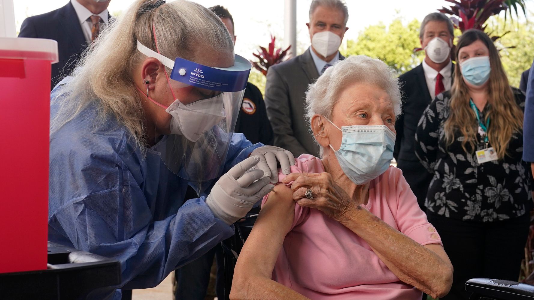 Vaccine Reaches Nursing Home Residents As Coronavirus Cases
Climb 1