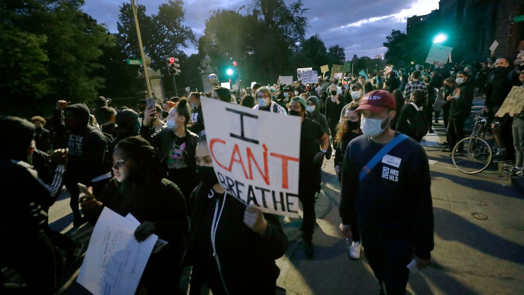 Videos Show Boston Police Shove, Pepper-Spray
Protesters 1