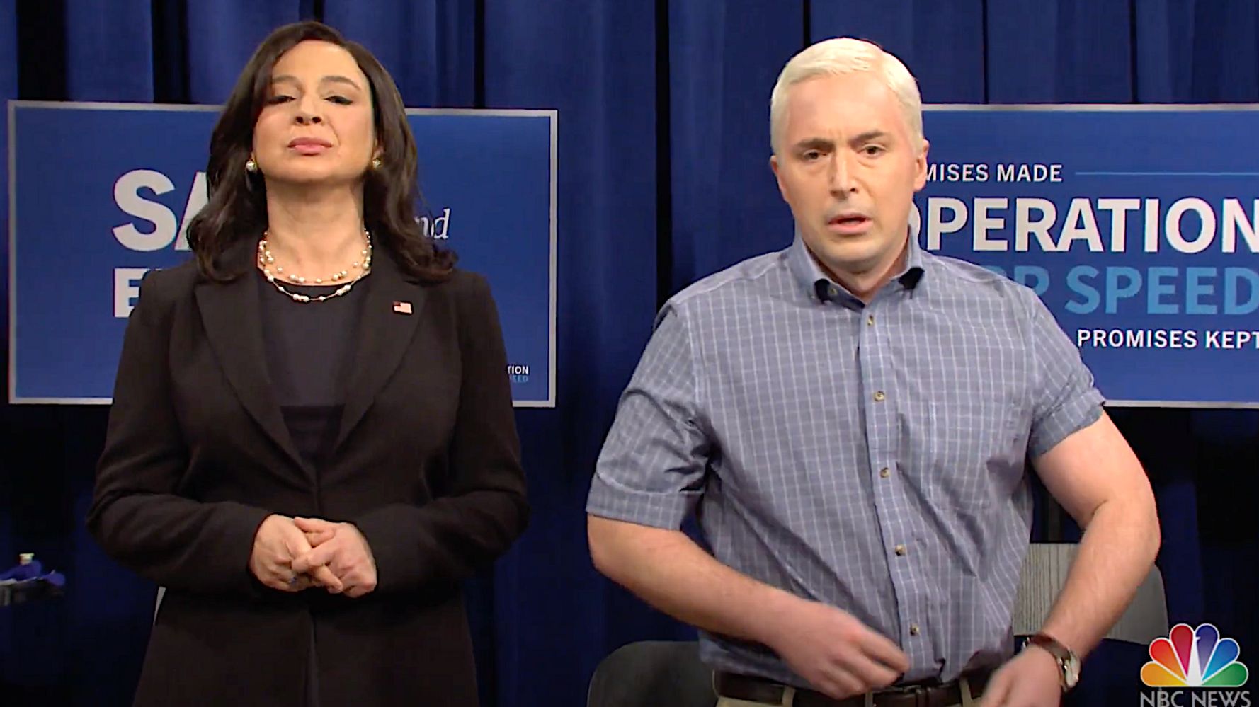 ‘Kamala Harris’ Slaps ‘Mike Pence’ In Blow For Voters In
‘SNL’ Cold Open 1