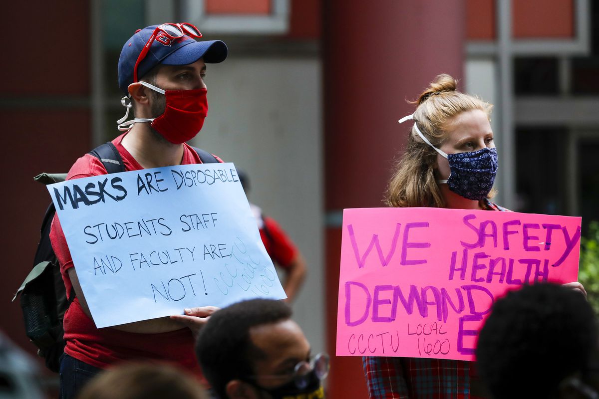 School employees should be a priority in COVID-19 vaccine
rollout, say Illinois teachers unions, which also seek rapid
testing in schools 1 School employees should be a priority in COVID-19 vaccine
rollout, say Illinois teachers unions, which also seek rapid
testing in schools 1
