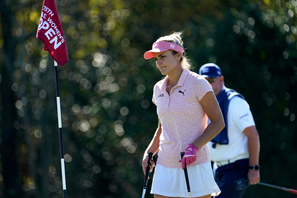 DeChambeau caddie at Open again, this time for Lexi
Thompson 1