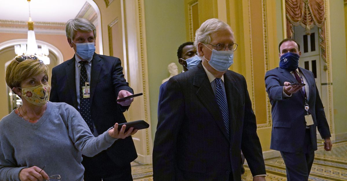 Congressional leaders nearing deal on long-delayed COVID-19
relief bill 1