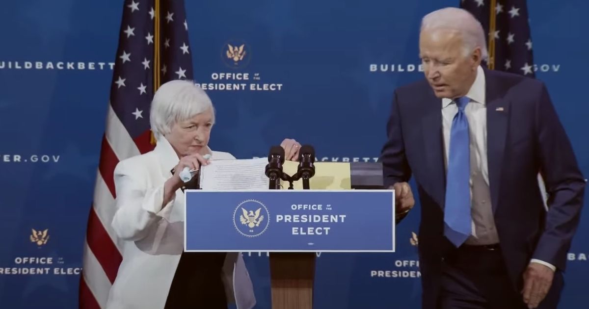 Watch: Biden Loses Track of Where He Put His Mask at
Event 1