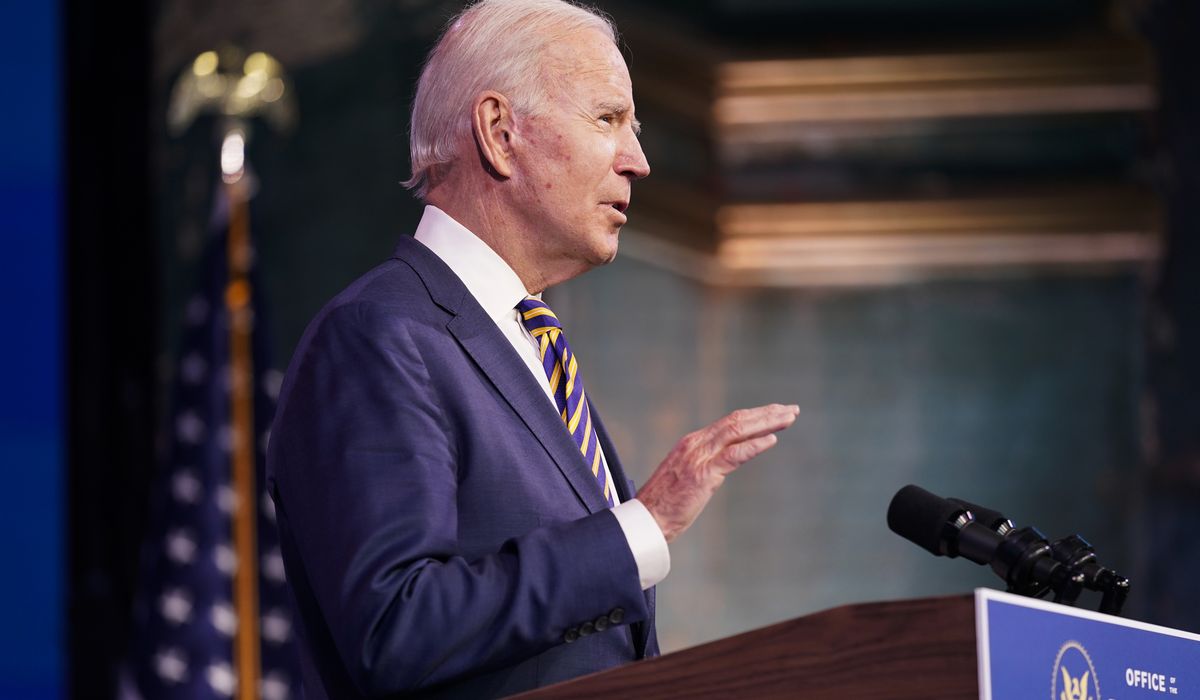 Joe Biden assures Americans that 'President-elect Harris'
took COVID-19 vaccine 1
