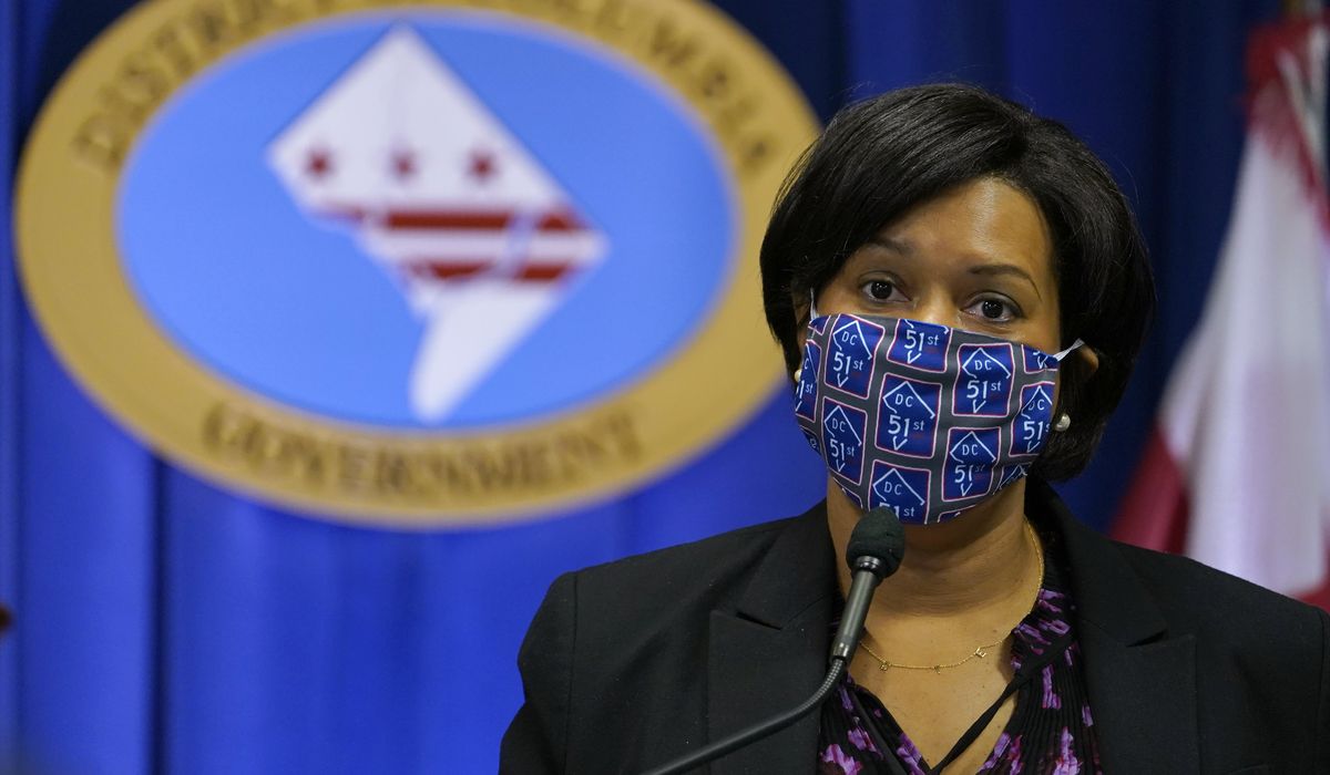 Roman Catholic Archdiocese of Washington, D.C., sues Mayor
Muriel Bowser over coronavirus rules 1