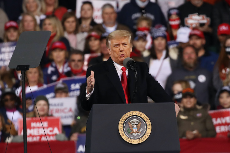 Trump Urges ‘Georgia Patriots’ to Turn Out in Senate
Runoffs 1