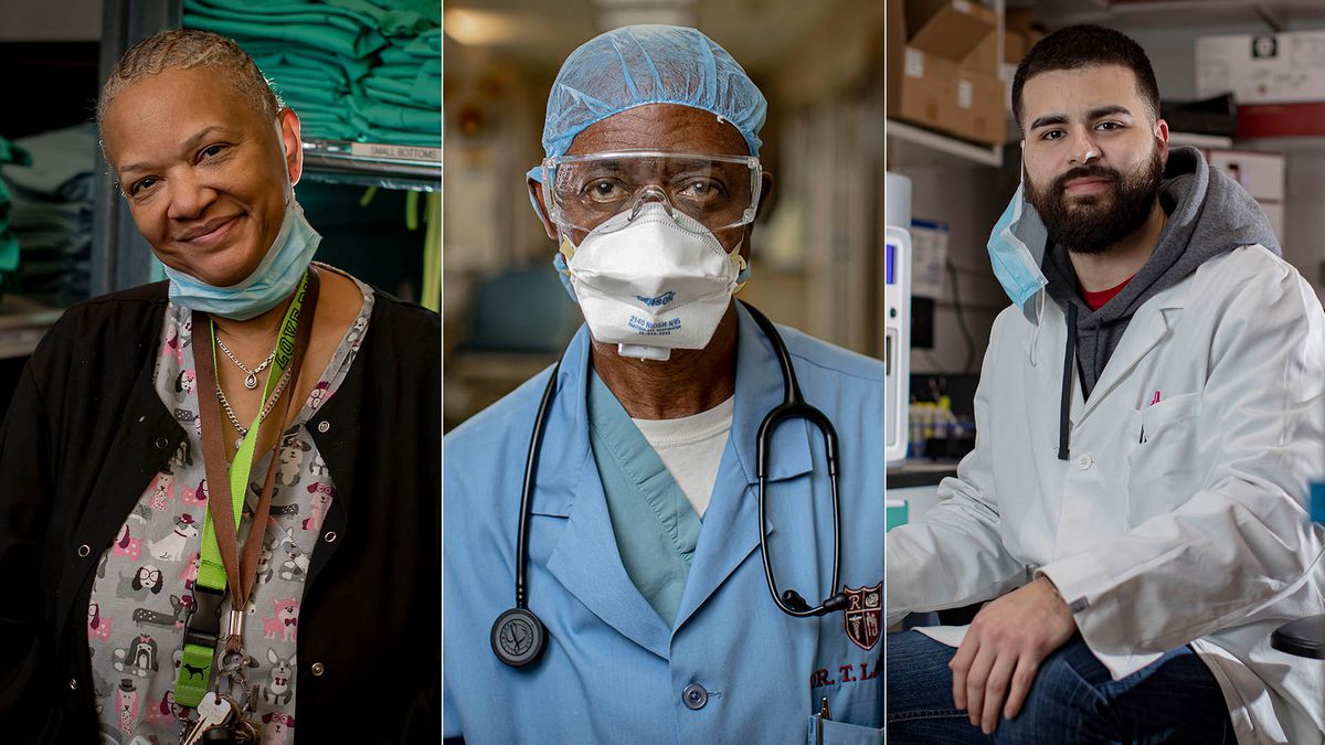 Amid its ‘war’ against COVID-19, Roseland Community Hospital
makes symbolic choices for first five employees who will be
vaccinated 1 Amid its ‘war’ against COVID-19, Roseland Community Hospital
makes symbolic choices for first five employees who will be
vaccinated 1
