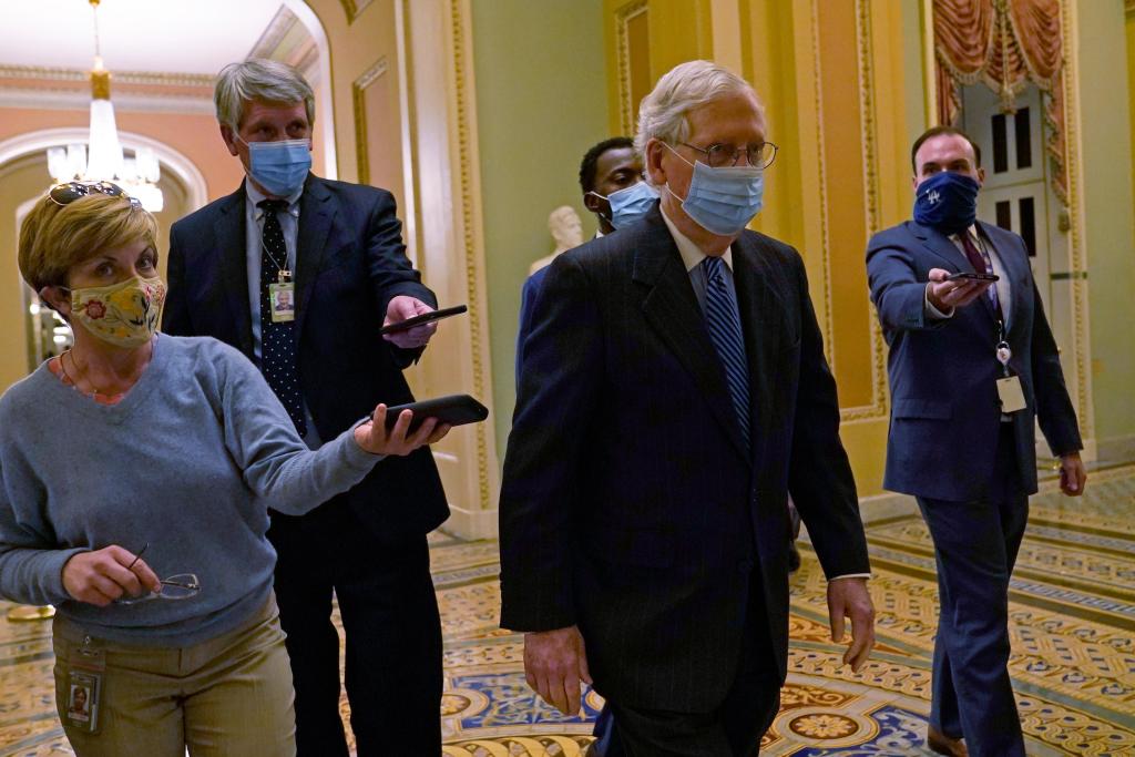 Close but not yet: Congress nearing deal on COVID-19
economic aid bill 1
