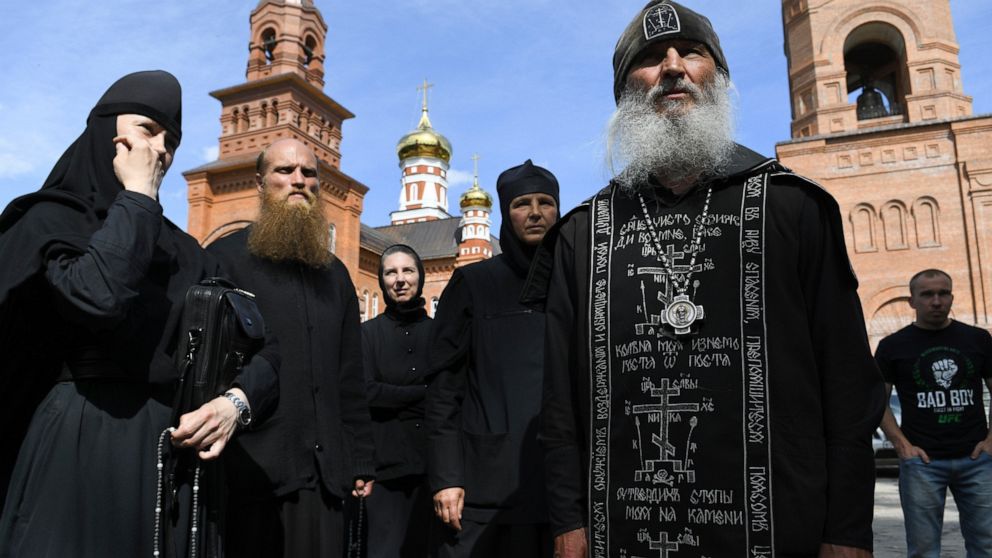 Coronavirus-denying Russian monk detained by police 1