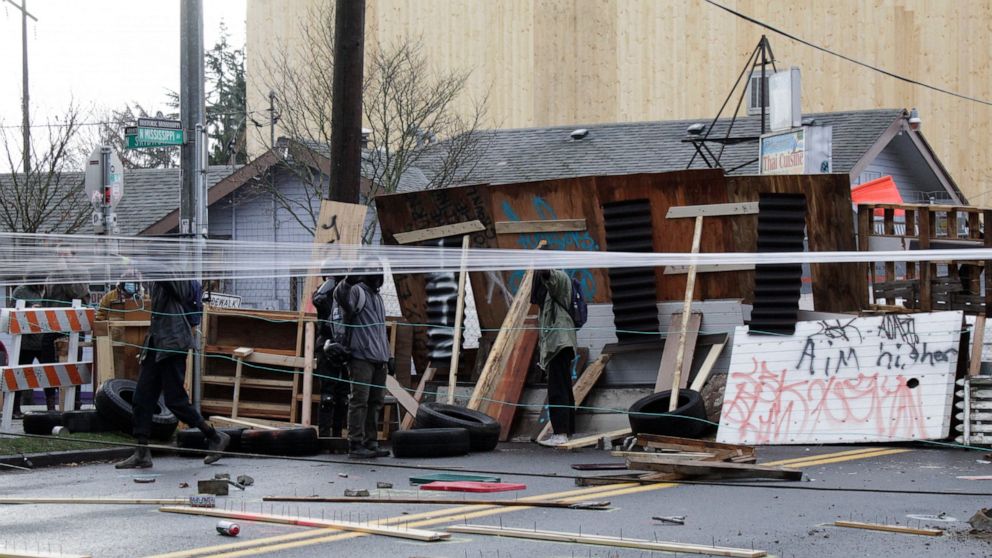 Large Oregon eviction protest stretches into 3rd day 1