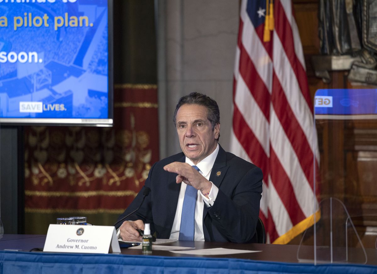 Gov. Cuomo shortens COVID quarantine period in N.Y. to 10
days, prison visits suspended 1