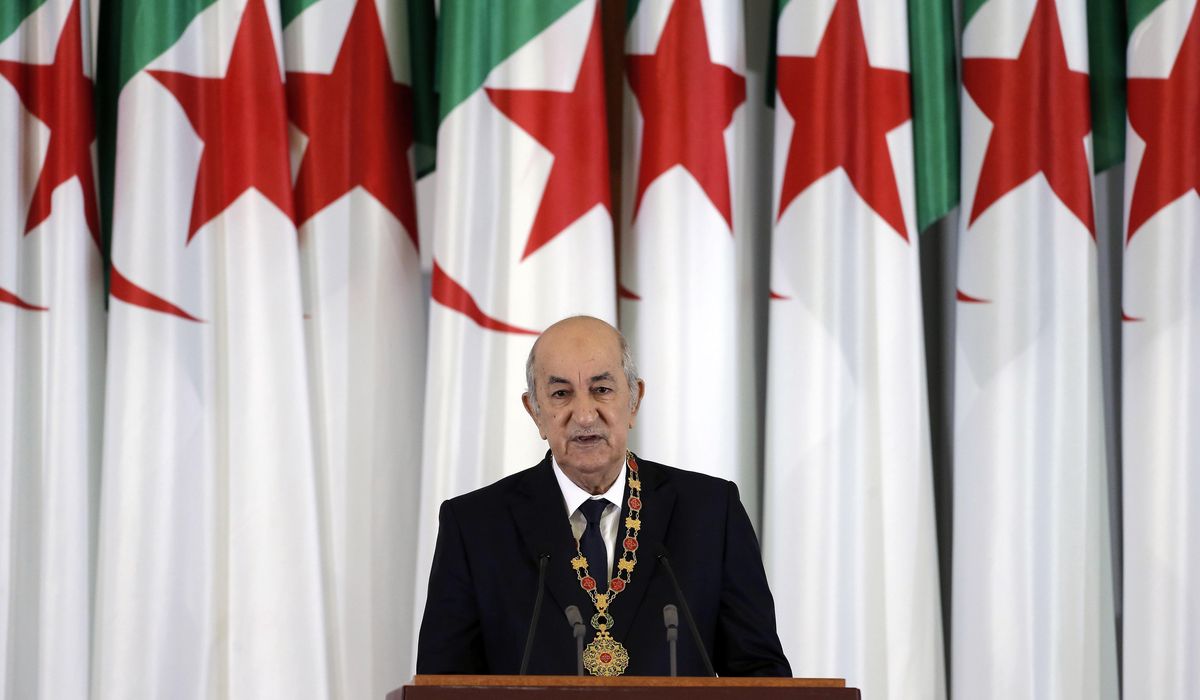 President returns to Algeria, reports recovery from
COVID-19 1