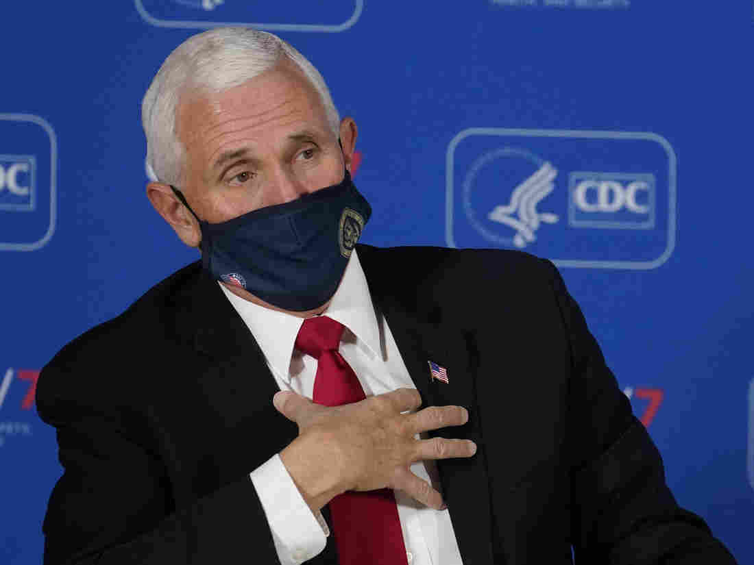 Pence Says It's A 'Season Of Hope,' While CDC Officials Warn
Of COVID-19 Surge 1