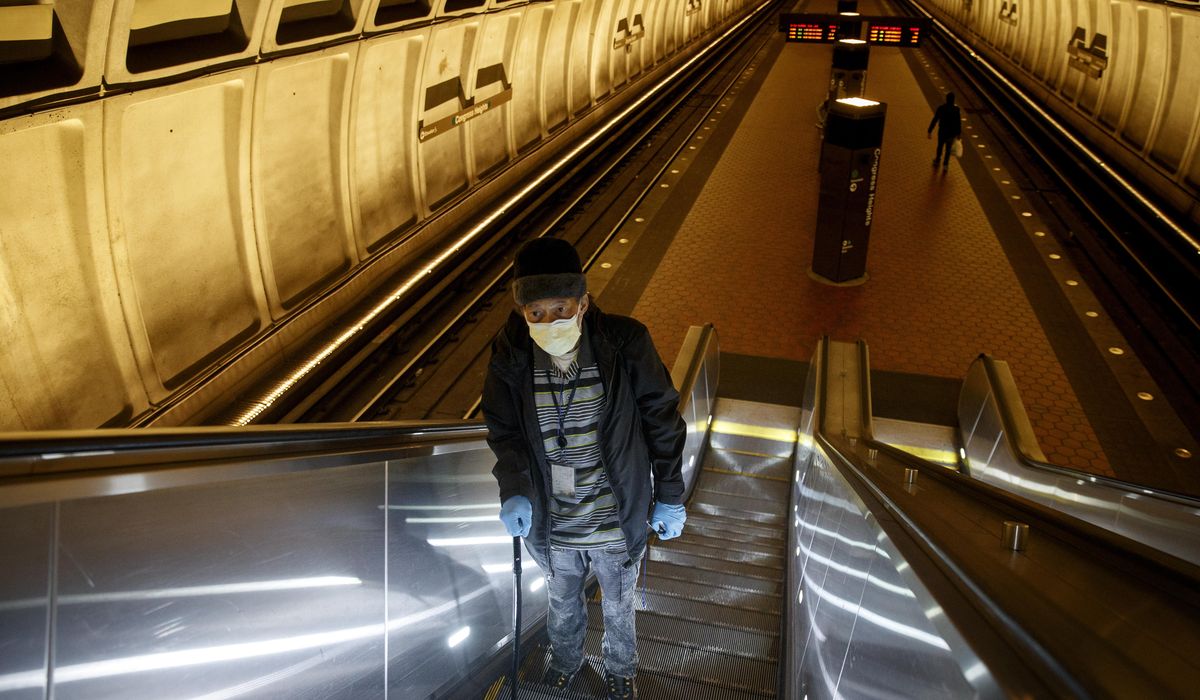 D.C.-area officials say coronavirus relief bill must fund
public transit 1