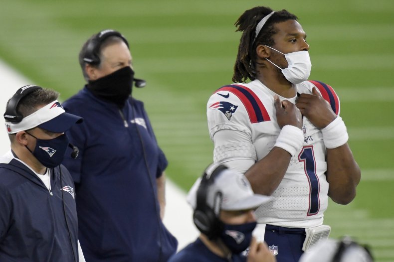 Cam Newton Stats Compared to Tom Brady as Patriots QB
Benched 1