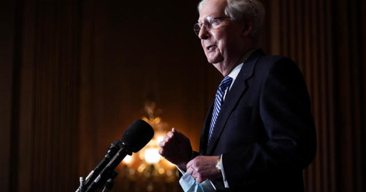 McConnell on coronavirus relief: Senate "ought to pass what
we can agree on" 1