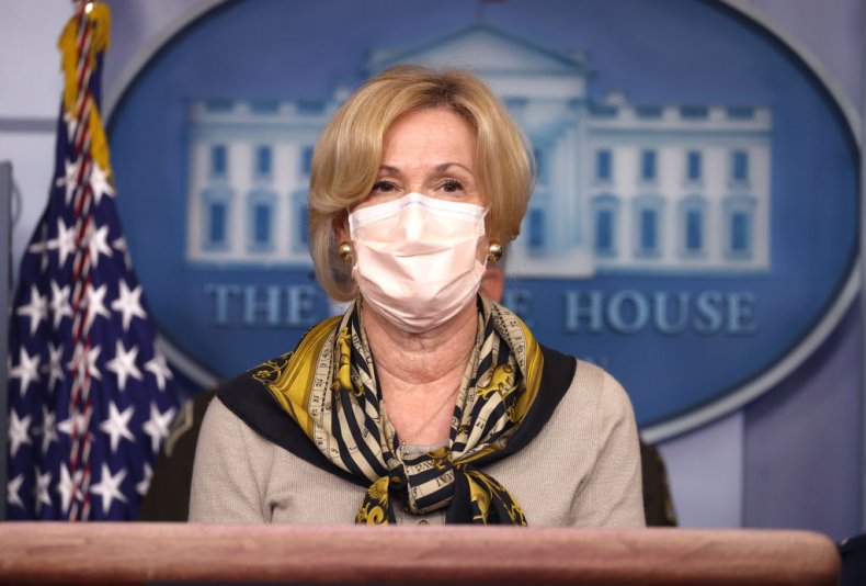Deborah Birx Bemoans Americans 'Parroting Back' Trump's
Anti-Mask Messaging as COVID Surge Intensifies 1
