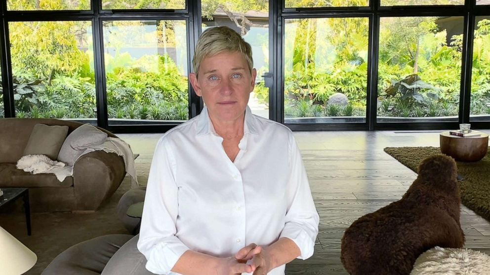 Ellen DeGeneres says she tested positive for
COVID-19 1