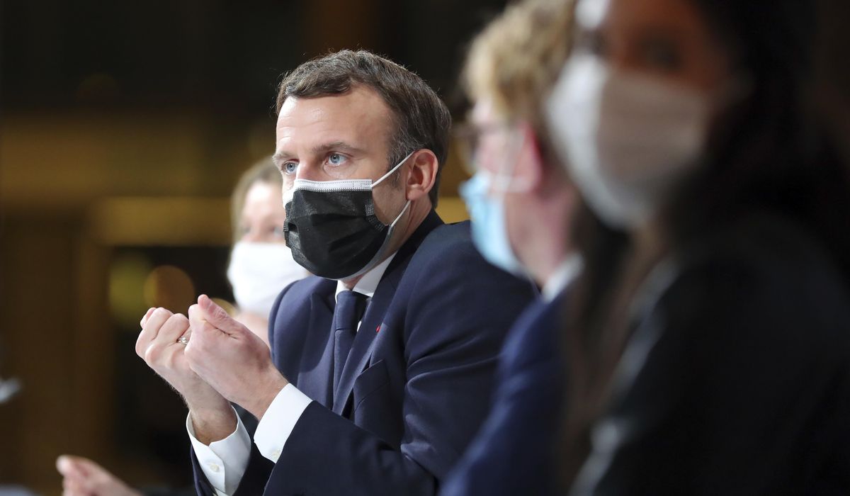 French President Macron tests positive for COVID-19 1