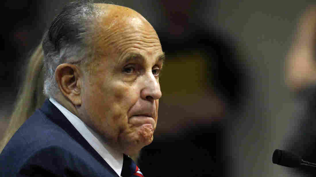 Rudy Giuliani Tests Positive For Coronavirus, Trump
Says 1