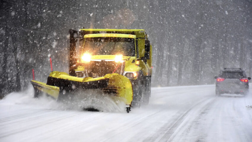 How a shortage of snowplow drivers due to COVID-19 in Mass.
could affect the storm response 1