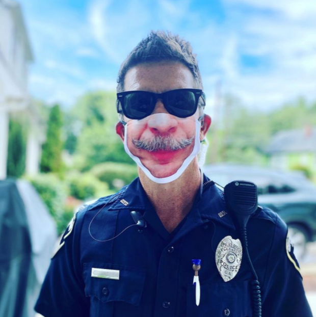 Georgia mask maker creates smiles during pandemic 1