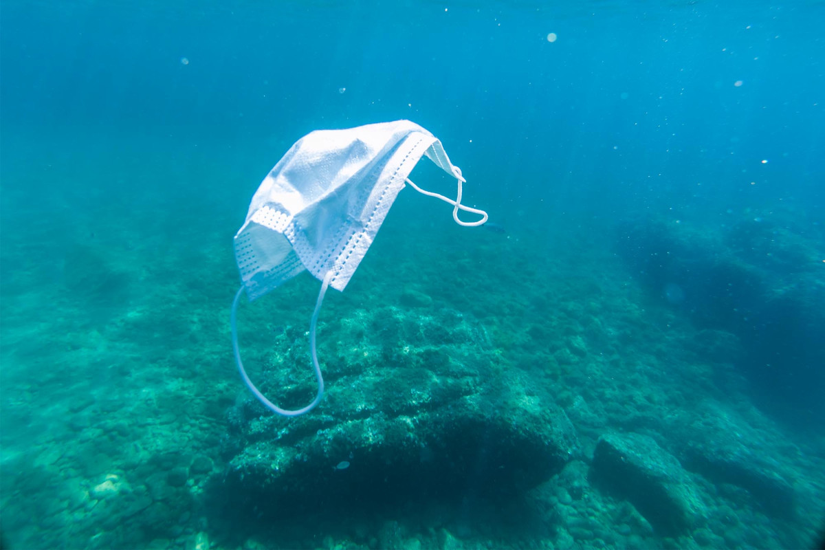 More than 1.5 billion face masks will pollute oceans this
year, report says 1