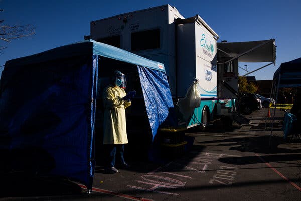 Most of California Locks Down Again as Coronavirus Strains
Hospitals 1
